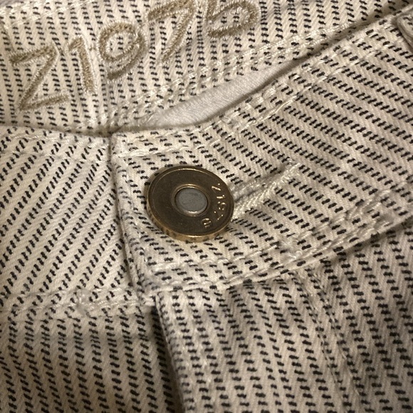 Zara basic denim Z1975 pin striped skinny jeans stretchy size 6 US . Pre owned - Picture 5 of 12